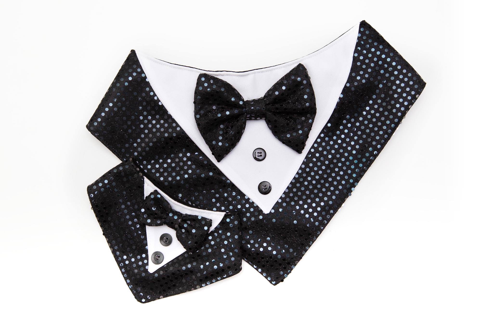 Bandana tuxedo formal para perro en Panamá